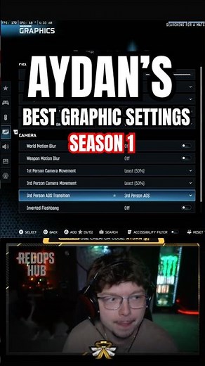 Aydan’s BO7 Season 1 Graphics Settings #warzone