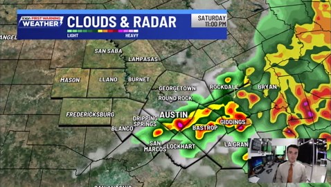 Strong thunderstorms continue to move through Central Texas this evening | KXAN Radar Check