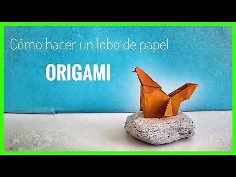 How to make a paper wolf - Origami