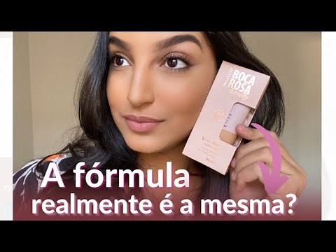 RESENHA DA BASE BOCA ROSA BEAUTY EM SUA NOVA EMBALAGEM | A fórmula realmente é a mesma?