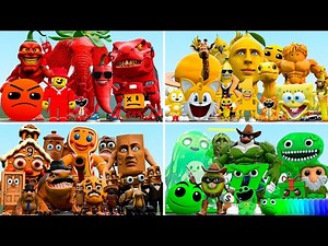 WHICH COLOR TEAM IS STRONGER? from NEW ITALIAN BRAINROT MEMES vs MEME FAMILY in Garry's Mod!