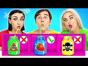 Don’t Choose the Wrong Mystery Drink Challenge | Funny Moments by Multi DO Food Challenge