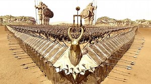 The impressive battle scene of Indian movie 'Baahubali'