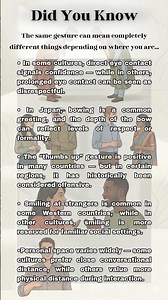 The Same Gesture Means Different Things Around the World 🌍 | Did you know ?