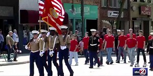 74th annual Flag Day Parade honors the U.S. Marine Corps and Navy