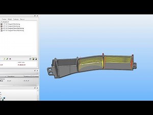 How to using 5x Tangent Maching and Tangent Plane Machining in Hypermill.simulation with Makino V80s
