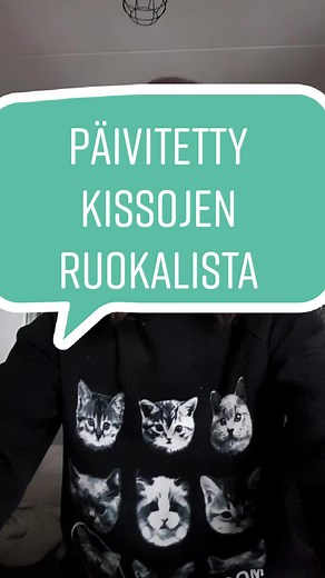 Päivitetty kissojen ruokalista 🌚 #kissavideoita