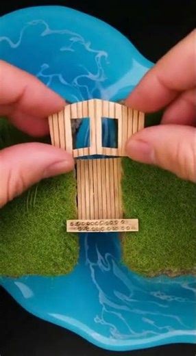 I Built A Tiny Bridge House By Hand!