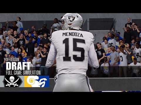 Mendoza | Raiders vs. Rams | 2026 NFL Draft | Madden NFL 26 Simulation