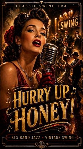 Hurry Up Honey! | Vintage Swing Jazz by DJ Scarl 🎷 1940s Big Band Vibes