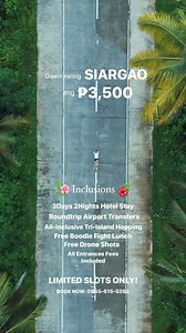 556K views · 5.3K reactions | ₱3,500 na lang ang SIARGAO!! May...
