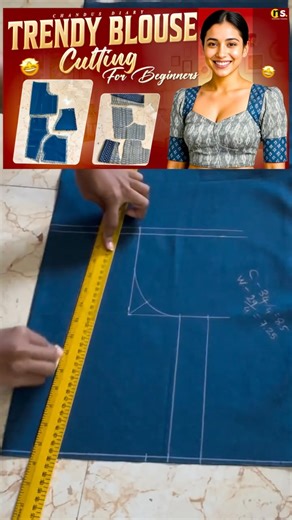 Chandu’s Diary | Designer Blouse Cutting | Front Open Princess Cut Step-By-Step #DesignerBlouseCutting, #FrontOpenBlouse, #PrincessCutBlouse,... | Instagram