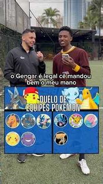 Batalha de times de Pokémon! #animes #anime #pokemon #pikachu #gengar #lucario