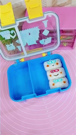 asmr cute lunch box for kids #bento #lunchboxideas #yummyfood #asmr #asmrsounds #sound #soundeffects