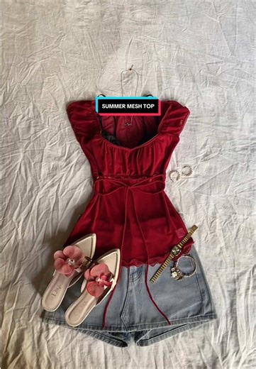 Stylish Summer Mesh Top Outfit Ideas for Women