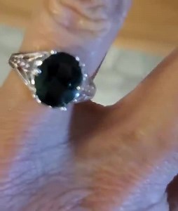 Alexandrite Color-change Vintage Style Ring, Watch Video! 8x10mm 3.6 Ct Synthetic Gem, 925 Sterling Vintage Style Ring. Scroll to Details - Etsy