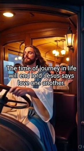 The time of journey in life will end lord Jesus says love one another.