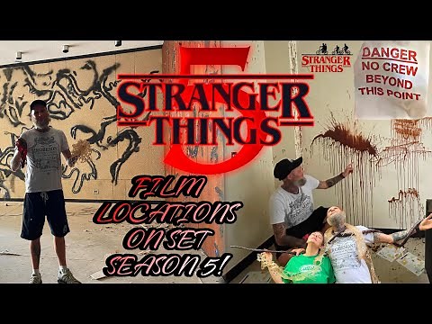 Stranger Things Inside Hawkins Laboratory On Set Season 5!