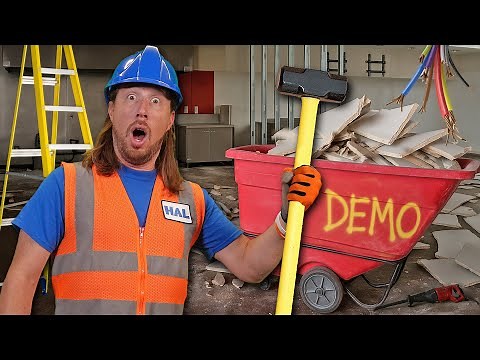 🚧👷‍♂️Demolition Day with Handyman Hal! Sledgehammers, Sawzalls & Fun! 🦏💥