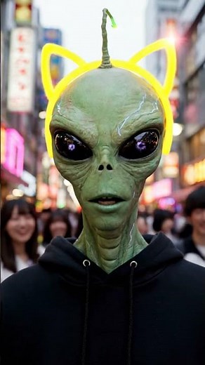 👽 Alien Hits the Dance Floor in Tokyo