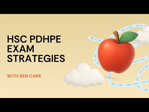 HSC PDHPE exam revision strategies and techniques with Ben Carr