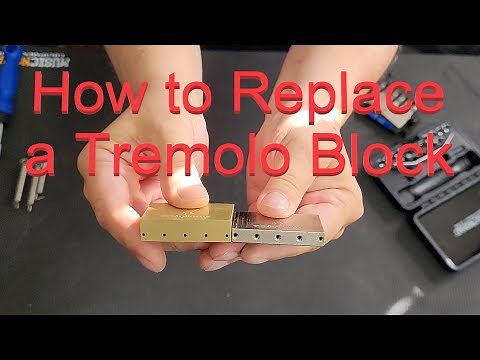 [How to] Replace a Tremolo Block on a Floyd Rose Bridge | [The Gear Ghost]