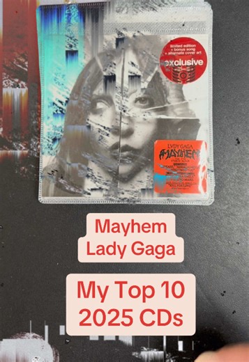 2025 has come to an end. Here are my top 10 CDs released in 2025 in my collection. I want to know your list! Happy New Year! 🥳 @ladygaga @Taylor Swift @Olly Alexander @Zara Larsson @Mariah Carey @Miley Cyrus @Lorde @Demi Lovato @FKA twigs @ khalid #happynewyear #ladygaga #mariahcarey #taylorswift #music