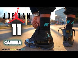 THE MOST DEMANDED SNEAKER OF 2025 IS HERE! JORDAN 11 GAMMA DETAILED REVIEW & ON FEET W LACE SWAPS!
