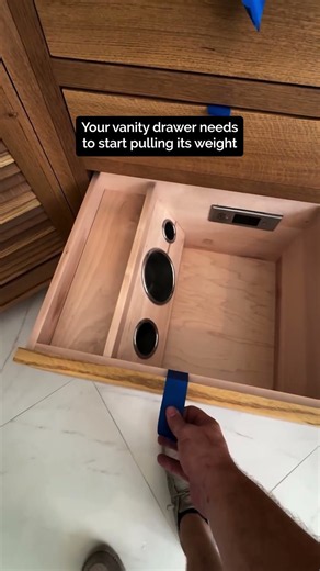 Build a Hot Tool Station in a Vanity. Do it.