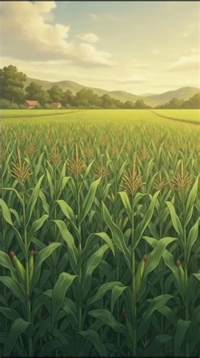 harvesting maize 🌾. #ghibli #ghiblistyle #anime #animation
