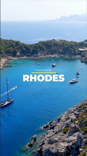 Rhodes Travel Guide in 25 Seconds - Greece's Medieval Island #greekhistory #travelgreece #summer2026