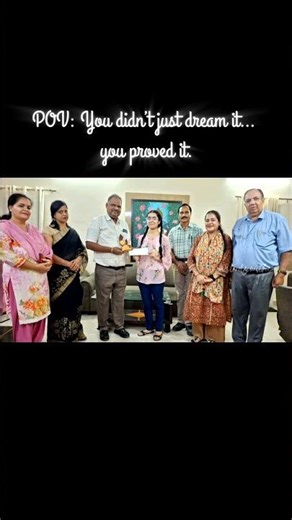 POV: You didn’t just dream it… you proved it. #studentlife #class12topper #schooltopper #topper