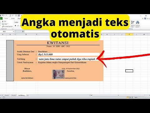 Cara Mengubah Nilai Angka Menjadi Huruf atau Teks Terbilang di Excel Dengan Mudah