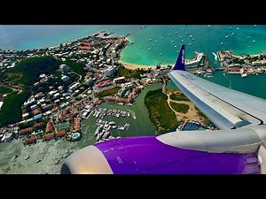 [4K] – Full Flight – Arajet – Boeing 737-8 Max – SXM-SDQ – HI1082 – DM401 – IFS 991
