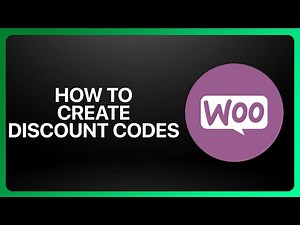 How To Create Discount Codes In WooCommerce ! Tutorial