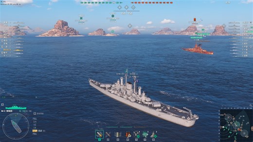 [战舰世界] 沙漠之泪 制海权 X级美巡-得梅因首战