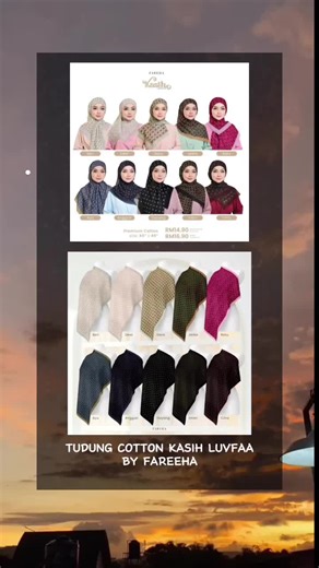 COTTON KASIH LUVFAA BY FAREHA #tudungfareha #farehatudung