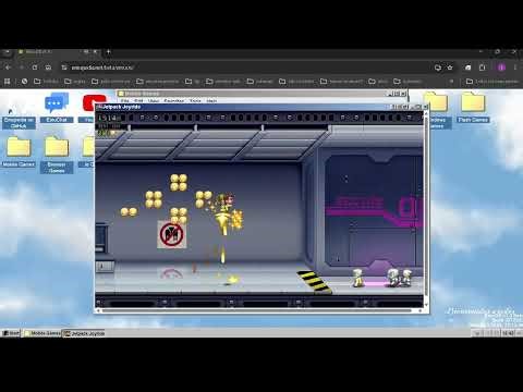 EmuOS, WEB con juegos Retro. Emulador online Windows 95, 98, ME. Jugando Jetpack Joyride