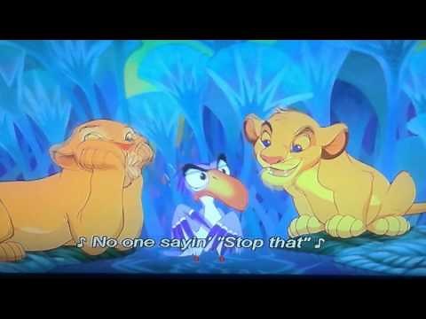 The Lion King song I Just Can't Wait To Be King