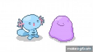 【pixelart】動くドット絵ポケモンファンアート！ on Make a GIF