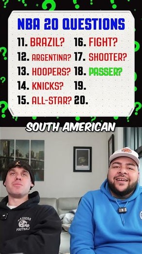 20 QUESTIONS TO GUESS THE NBA PLAYER 💨 🏀 #nba #sports #game #trivia