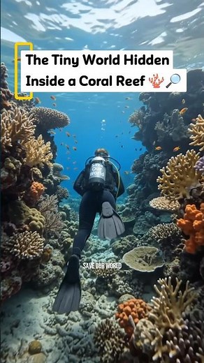 The Tiny World Hidden Inside a Coral Reef 🪸🔎