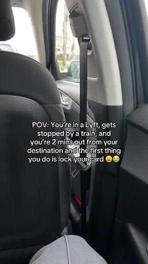 Lyft Rider Locks Card After Train Delay Near Destination
