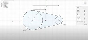 Modification d’une cote d’esquisse dans Fusion 360