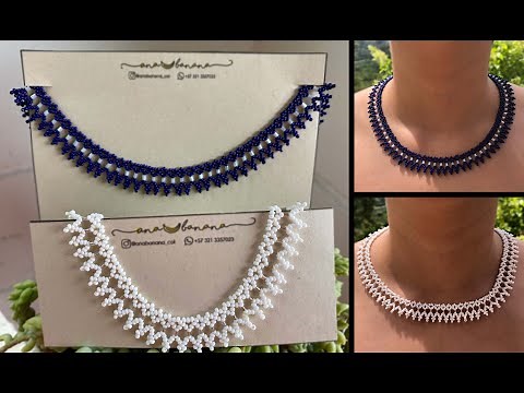 Collar de puntas en mostacilla / chaquira PASO A PASO
