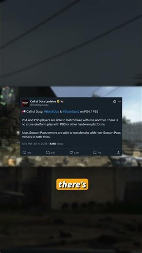 Black Ops 1 & 2 MATCHMAKING UPDATE - Crossplay & Season Pass