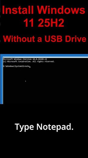 How to Install Windows 11 WITHOUT a USB Drive! 🔥 #windows1125h2 #windows11 #windows1125h2iso