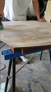 resurfacing an old table #samding #makita #dewalt #woodworking #diy #fypシ #canadian #construction