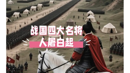 战国四大名将之一人屠白起，杀神