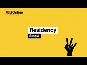 How to apply to ASU Online graduate school - Step 3: Residency